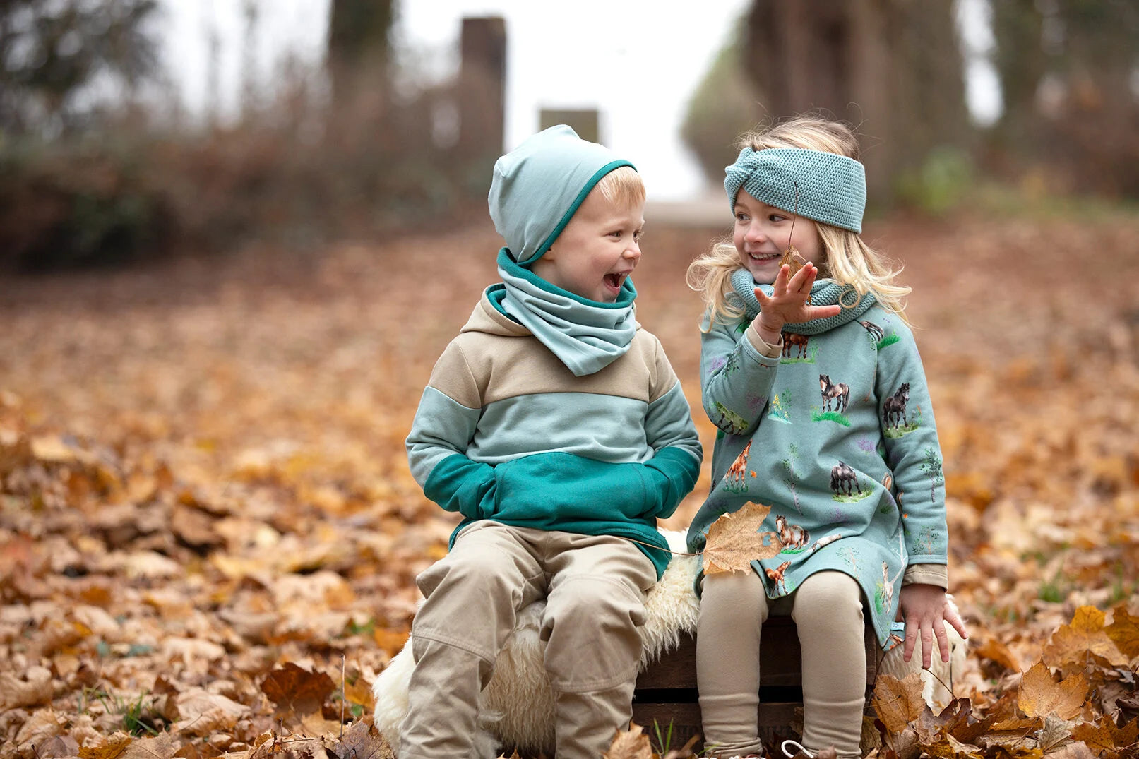 ENFANT TERRIBLE - Strick Stirnband in light ocean