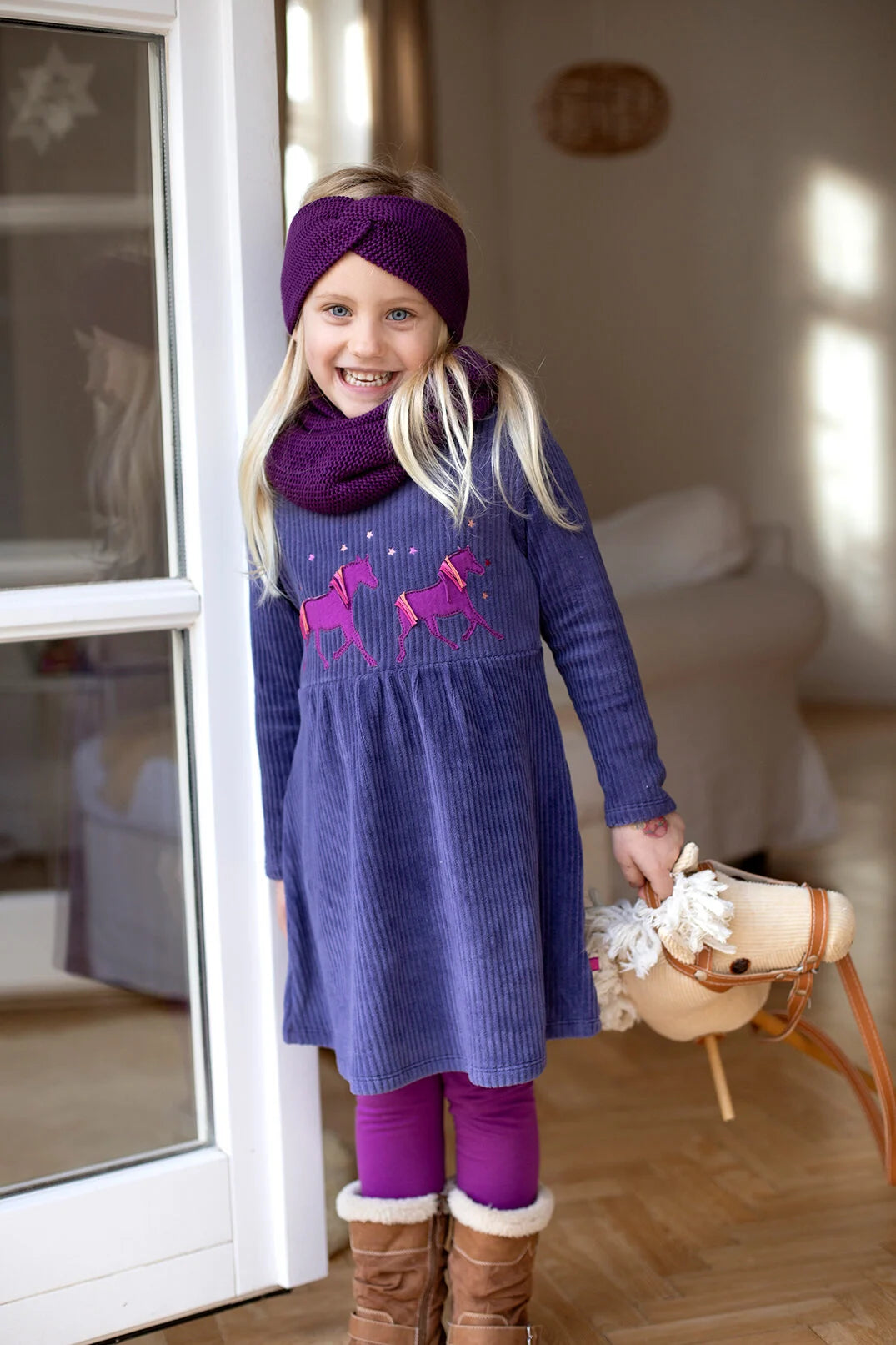 ENFANT TERRIBLE - Thermo Leggings in grape
