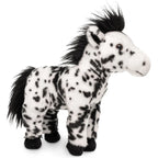Uni Toys Pferd mit schwarzen Flecken, stehend  Apfelschimmel Kuschel-/Plüschtier