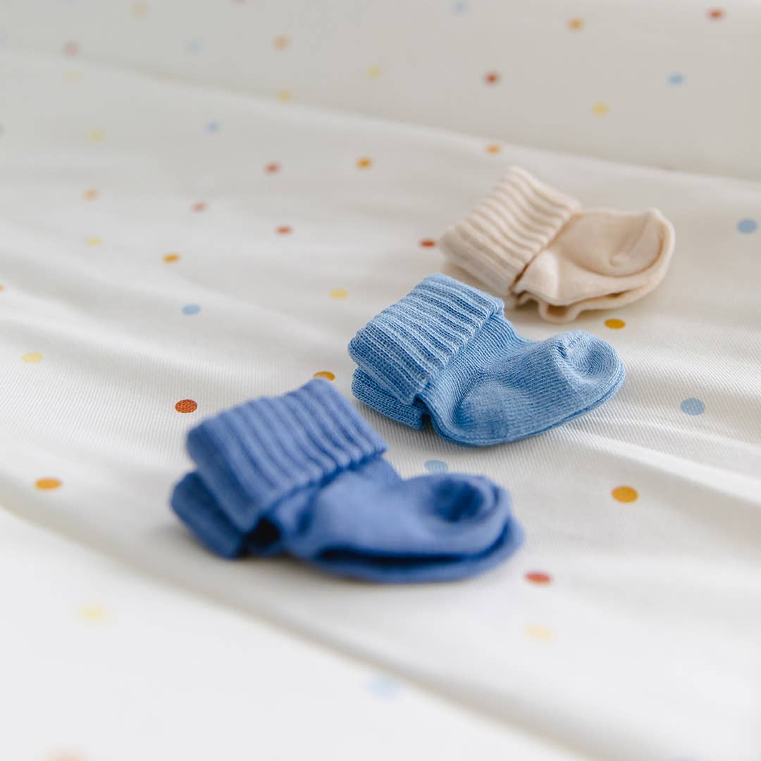 Gloop! Packung mit 7 Socken Blau/Beige/Braun/Grau
