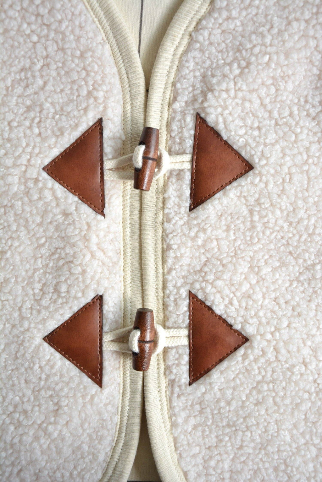 Unisex Baby-Kleinkind Teddyweste mit kariertem Futter