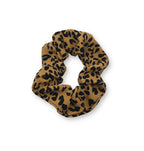 Handmade Scrunchie mit Leopardendruck