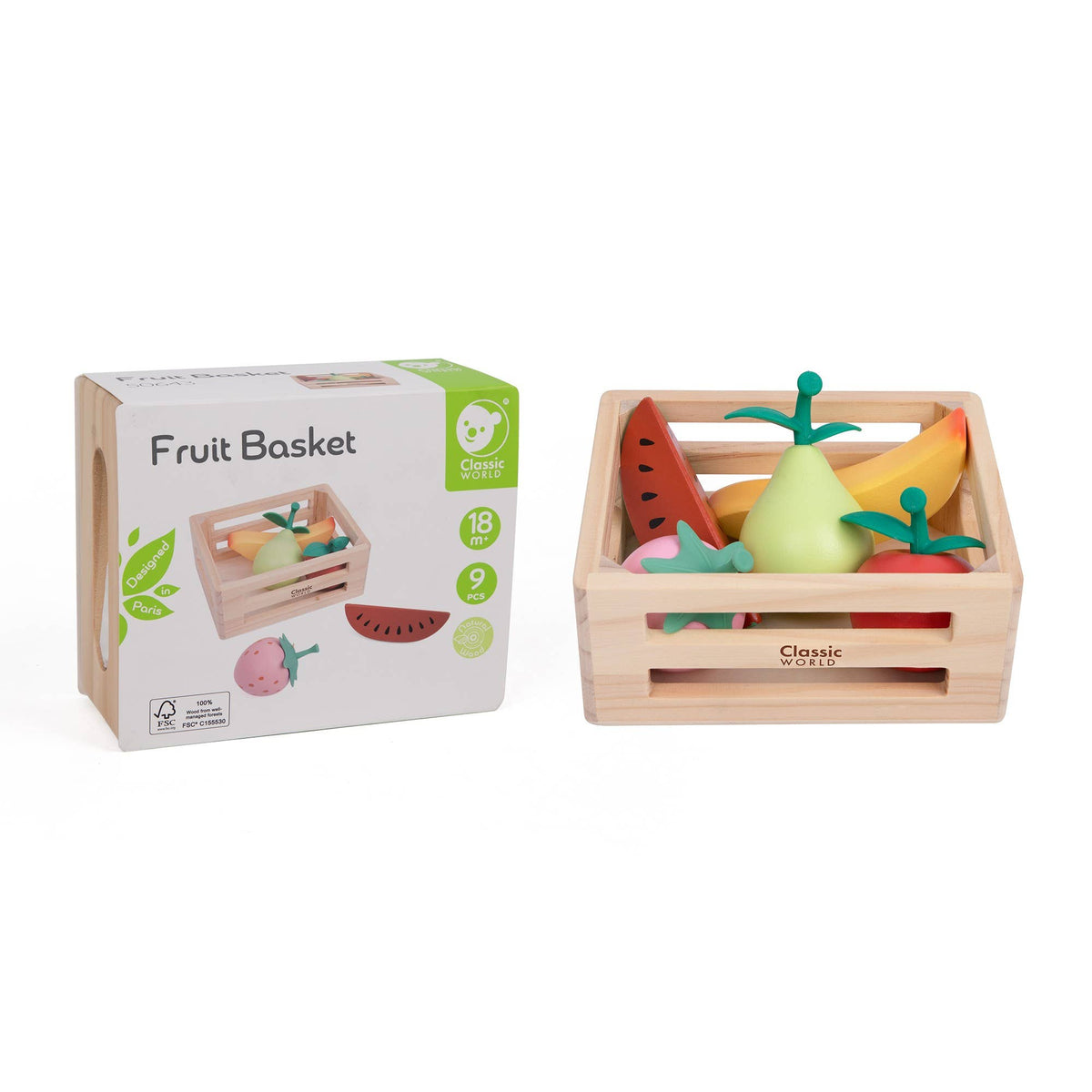 Classic World Obstkiste: 14,6x12x6 cm / Ab 18 Monaten