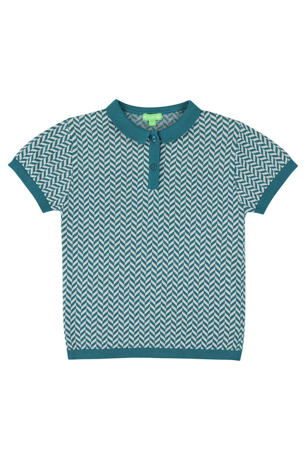 Lily Balou - Polo Gilles Ocean Fishbone Fischgratstrick noch Gr. 122 -60% reduziert!