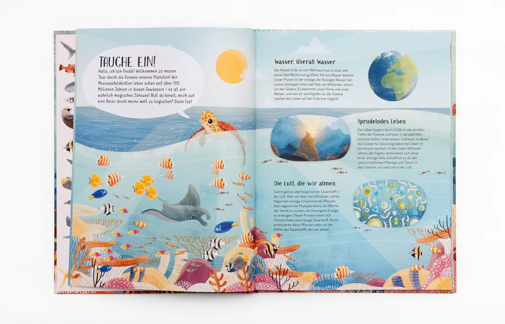 LAURENCE KING VERLAG  Illustriertes Buch Mit Freddi durch die Ozeane