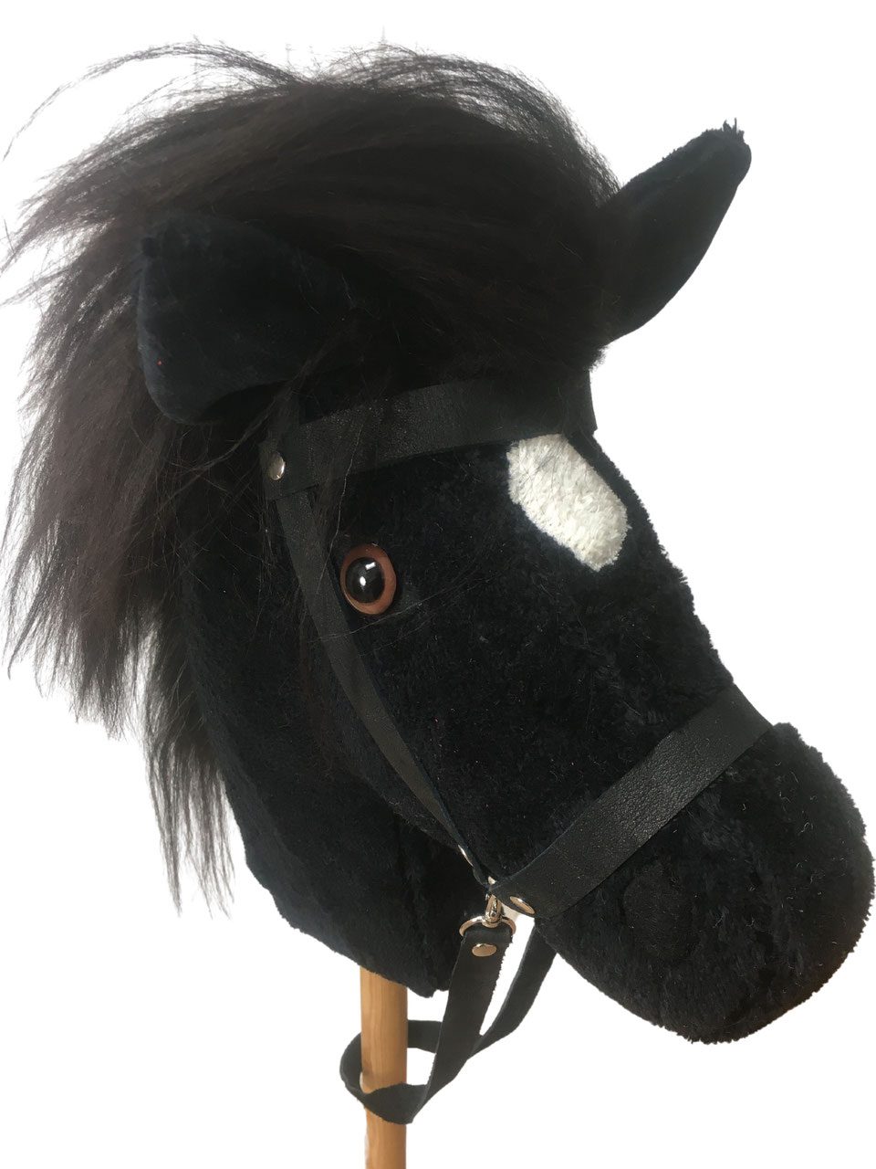 Steckenpferd "Tarik" oder "Black Beauty" schwarz in hochwertigster Verarbeitung