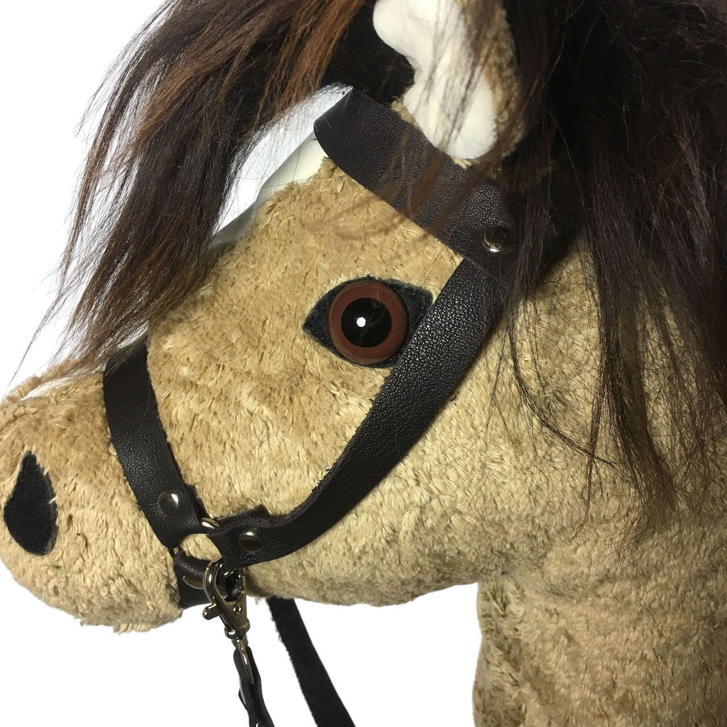 Pat und Patty Steckenpferd "Flicka" hellbraunes Fell mit dunkler Mähne