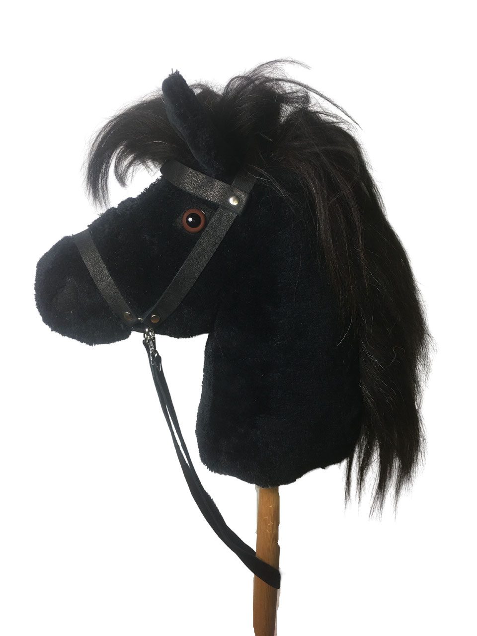 Steckenpferd "Tarik" oder "Black Beauty" schwarz in hochwertigster Verarbeitung