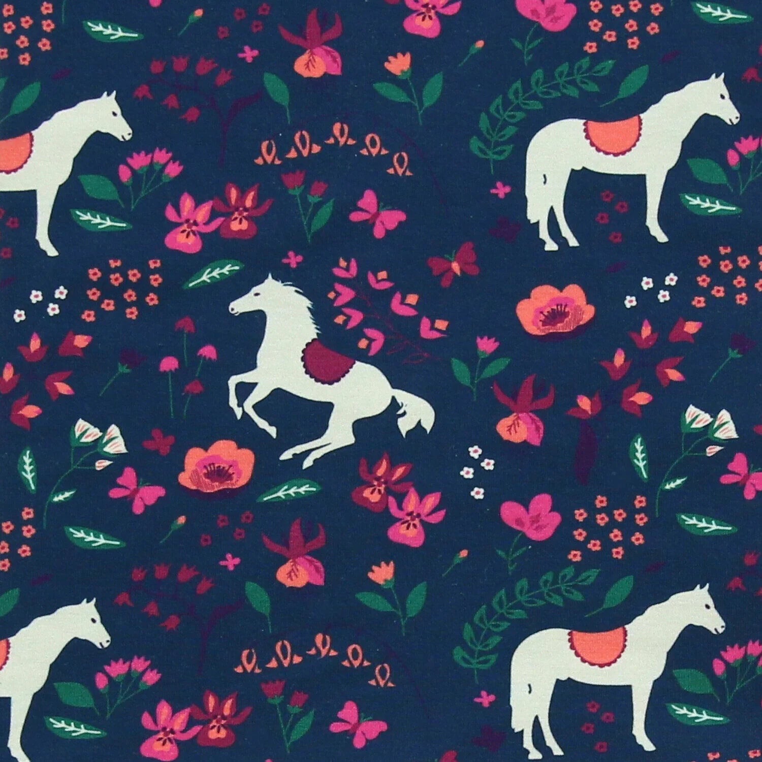 ENFANT TERRIBLE - Tellerrock Pferdedruck in dark cobalt-berry