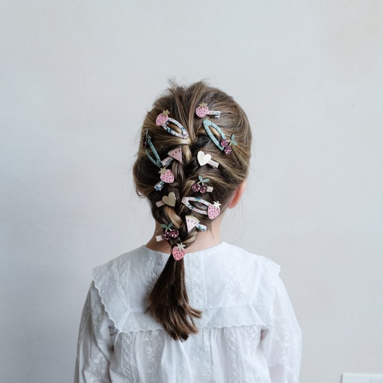 Mimi und Lula FRUITY FLORAL CLIC CLACS 4er Set Haarspangen