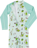 UV Anzug Pettersson und Findus Motiv in light green