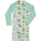 UV Anzug Pettersson und Findus Motiv in light green